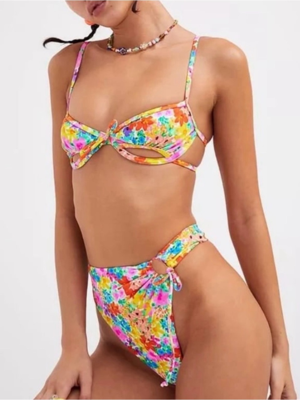 NWT For Love and Lemons Bikini Set Size Small - Merrill